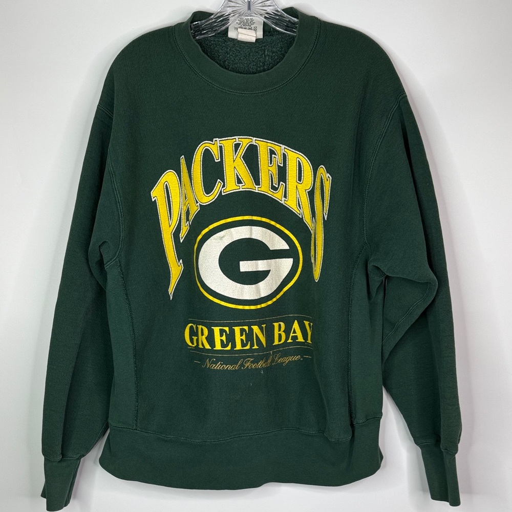 Vintage Lee Green Bay Packers Crewneck Sweatshirt Size XL